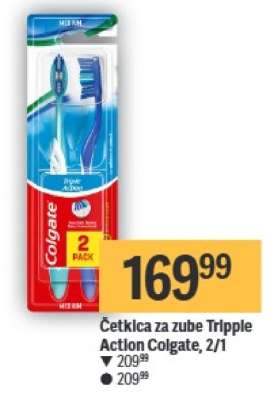 Četkica za zube Tripple Action Colgate, 2/1