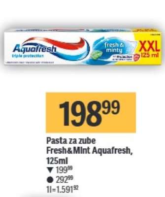 Pasta za zube Fresh Mint Aquafresh 125ml