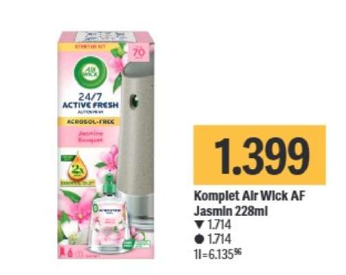 Komplet Air Wick AF Jasmin 228ml
