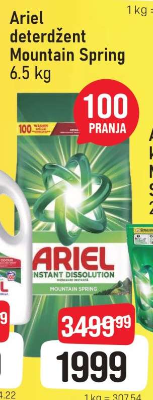 Ariel deterdžent Mountain Spring 6.5 kg