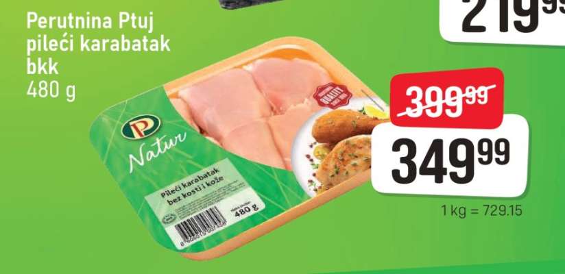 Perutnina Ptuj pileći karabatak bkk