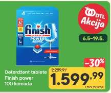 Deterdžent tablete Finish power 100 komada