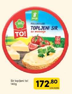 Sir topljeni to!