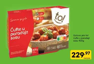 Gotovo jelo tol ćufte u paradajz sosu 400g