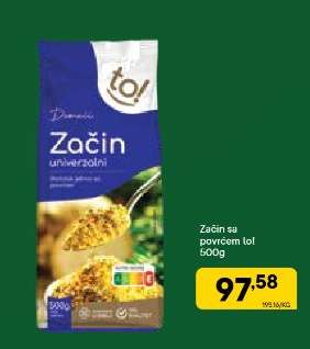 Začin sa povrćem to!