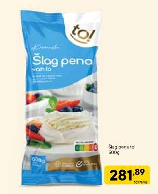 Šlag pena tol