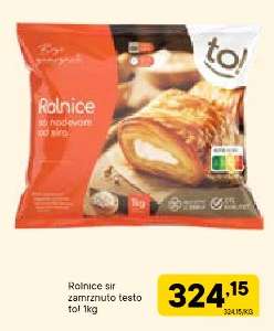 Rolnice sir zamrznuto testo