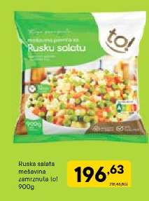 Ruska salata mešavina zamrznuta lo!