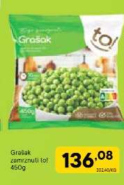 Grašak zamrznuti to!