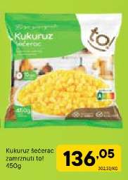 Kukuruz šećerac zamrznuti to!