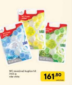 WC osveživač kuglice hit