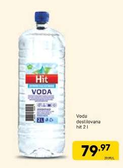 Voda destilovana hit 2 l
