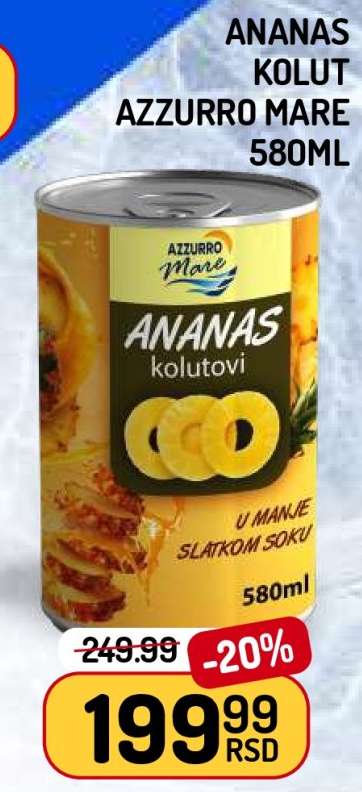 ANANAS KOLUT AZZURRO MARE 580ml