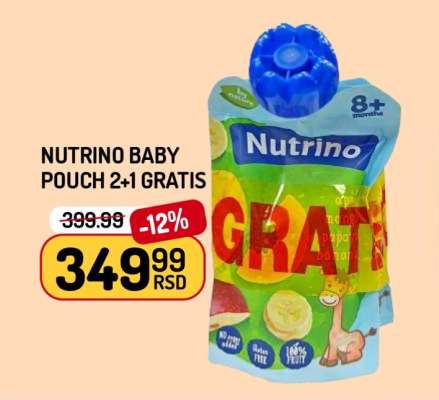 Nutrino Baby Pouch 2+1 Gratis