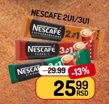 Nescafe 2u1/3u1