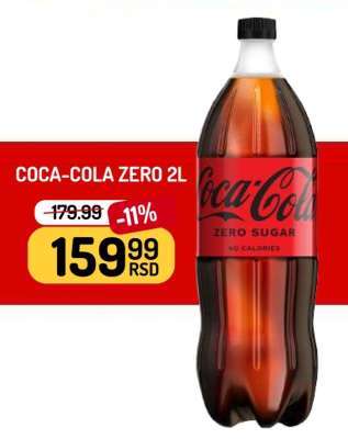COCA-COLA ZERO 2L