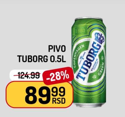 PIVO TUBORG 0,5l