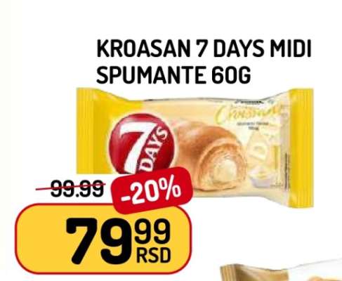 Kroasan 7 Days Midi Spumante 60g