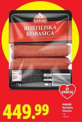 Baroni Roštiljska kobasica