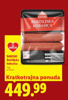 Baroni Roštiljska kobasica