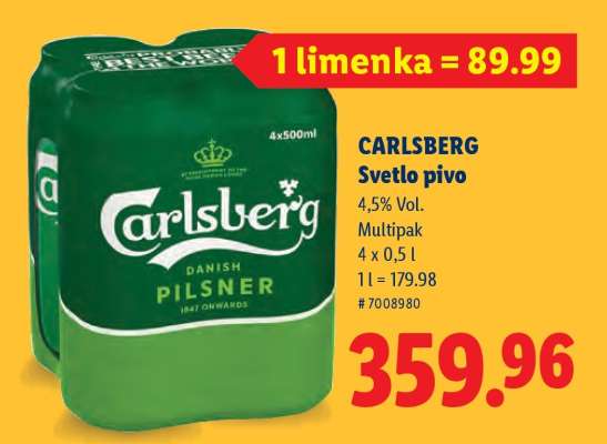 Carlsberg Světlé pivo