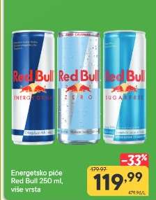 Energetsko piće Red Bull 250 ml, više vrsta