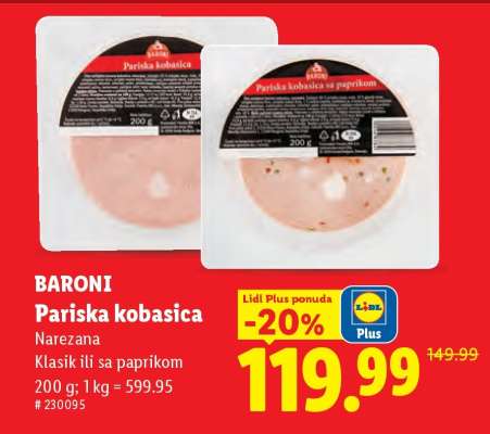 Baroni Pariska kobasica