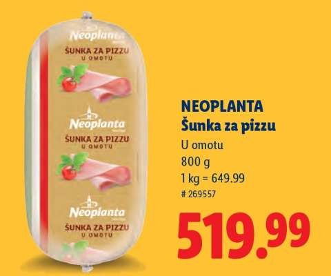 Neoplanta Šunka za pizzu