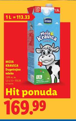 MOJA KRAVICA DUGOTRAJNO MLEKO