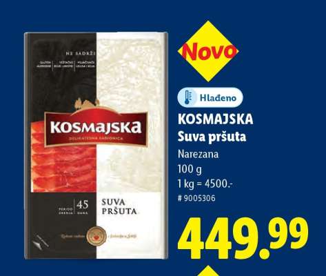 KOSMAJSKA Suva pršuta
