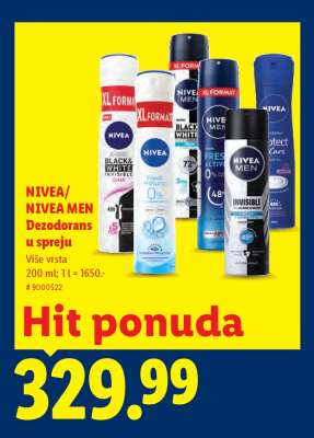 Nivea/Nivea Men Dezodorans u spreju