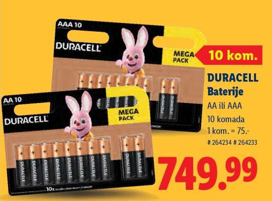 DURACELL Baterije