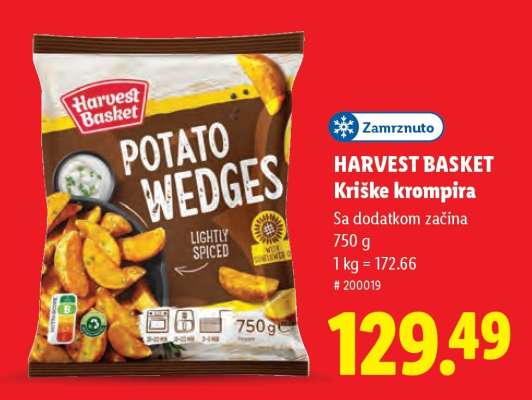 Harvest Basket Kriške krompira
