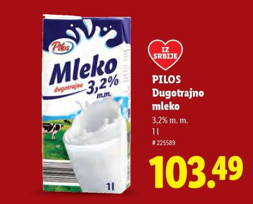 Pilos Dugotrajno mleko