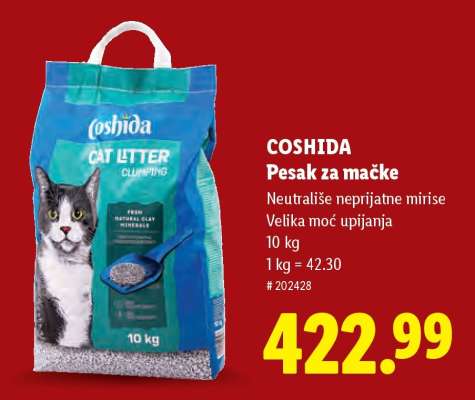 Coshida Pesak za mačke