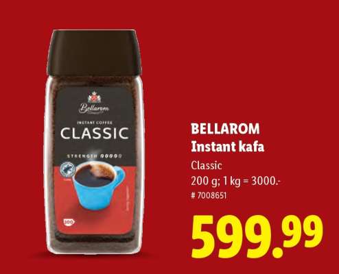Bellarom Instant kafa