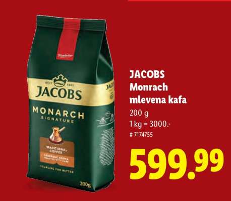 JACOBS Monrach mlevena kafa
