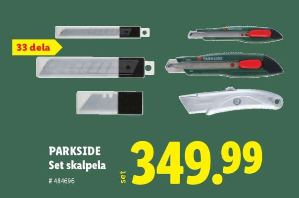 PARKSIDE Set skalpela