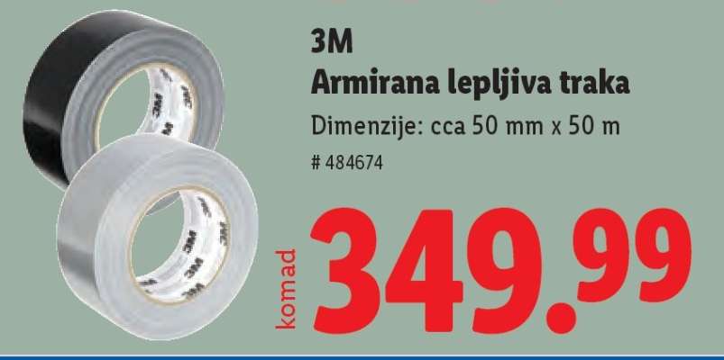3M Armirana lepljiva traka