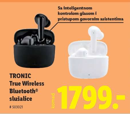 TRONIC True Wireless Bluetooth® slušalice