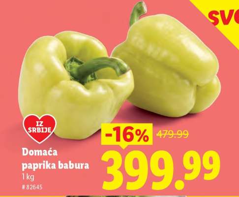 Domaća paprika babura
