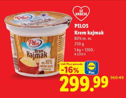 Pilos Krem kajmak