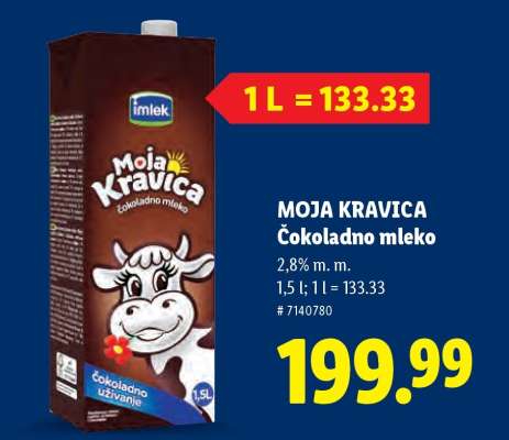 Moja Kravica čokoladno mleko
