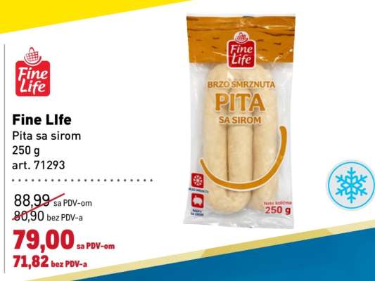Fine Life Pita sa sirom