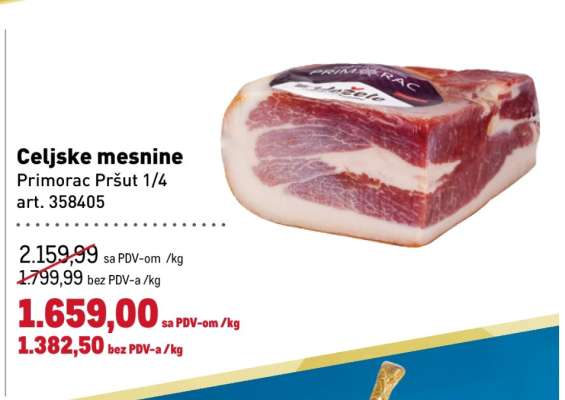 Primorac pršut 1/4