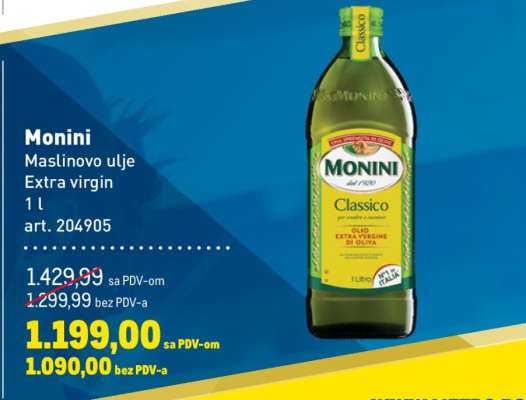 Monini Maslinovo ulje Extra virgin