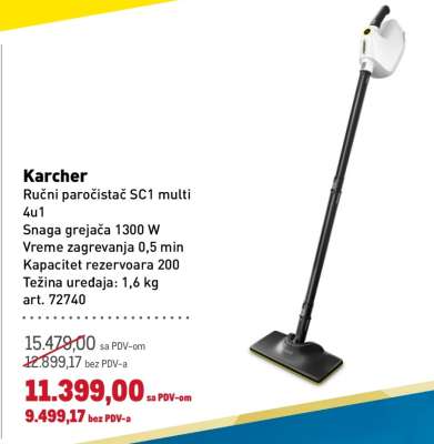 Karcher Ručni paročistač SC1 multi 4u1