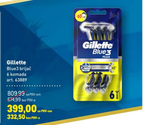 Gillette Blue3 brijač