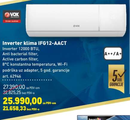 Inverter klima IFG12-AACT