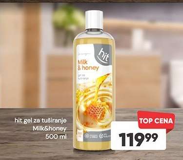 Hit gel za tuširanje Milk & Honey